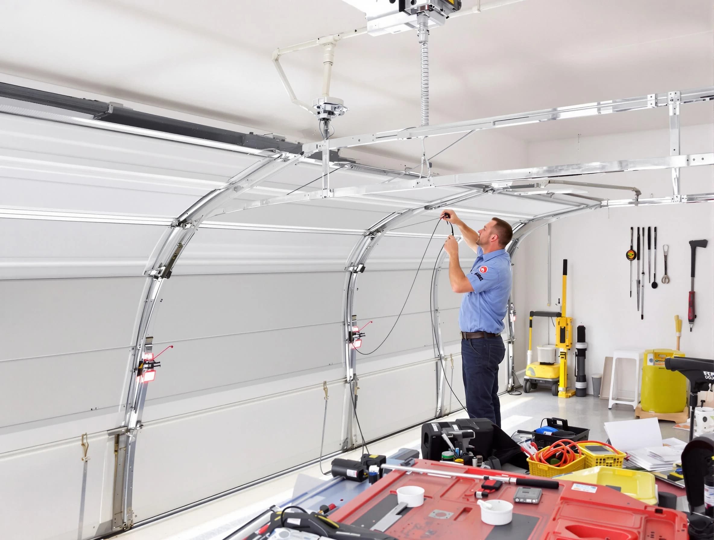 Garage door cable repair service by Mountain Green Garage Door Repair in Mountain Green