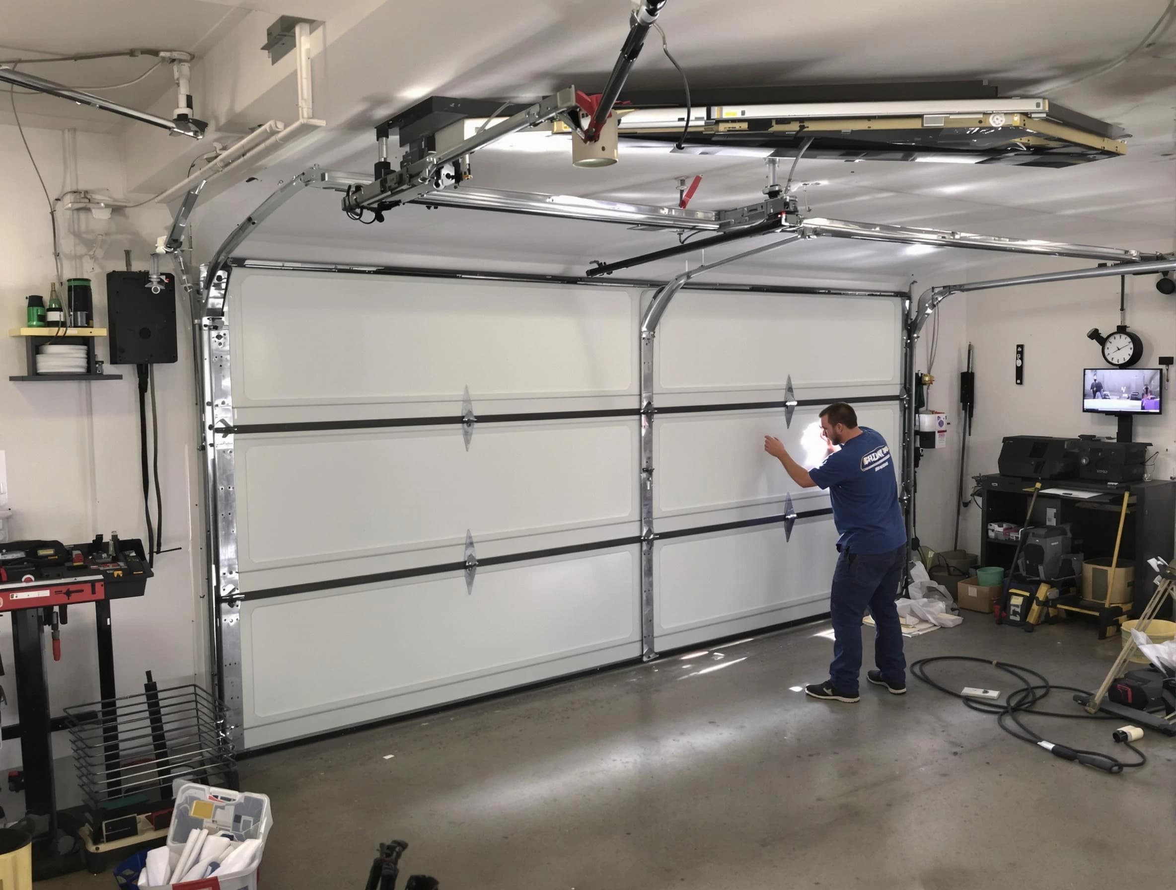 Professional garage door repair service by Mountain Green Garage Door Repair in Mountain Green