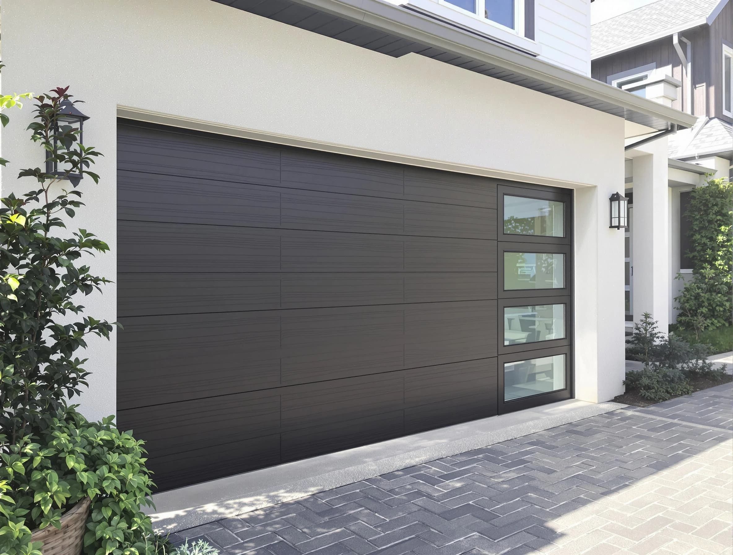 Custom garage door installation by Mountain Green Garage Door Repair in Mountain Green