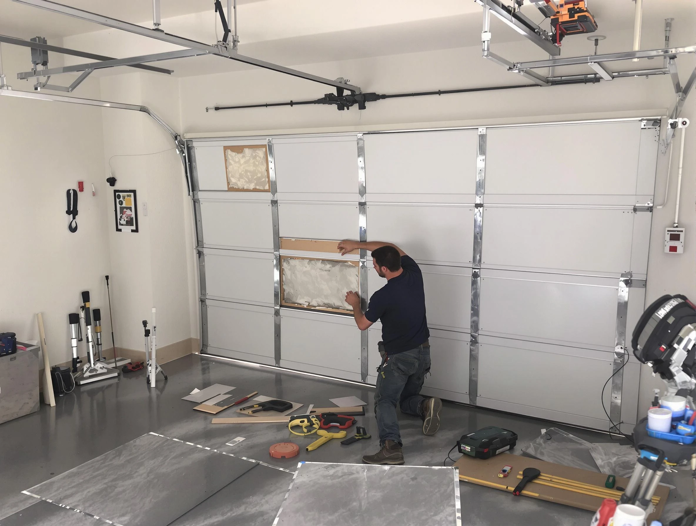 Garage Door Panel Repair in Mountain Green
