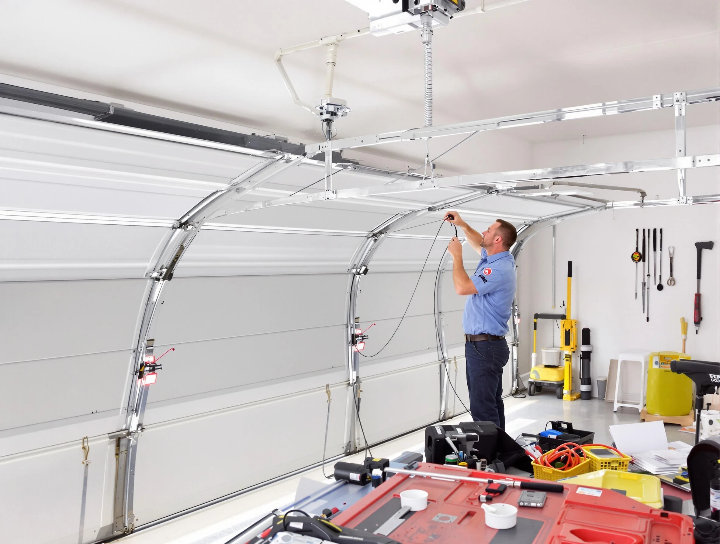 Garage door cable repair service by Mountain Green Garage Door Repair in Mountain Green