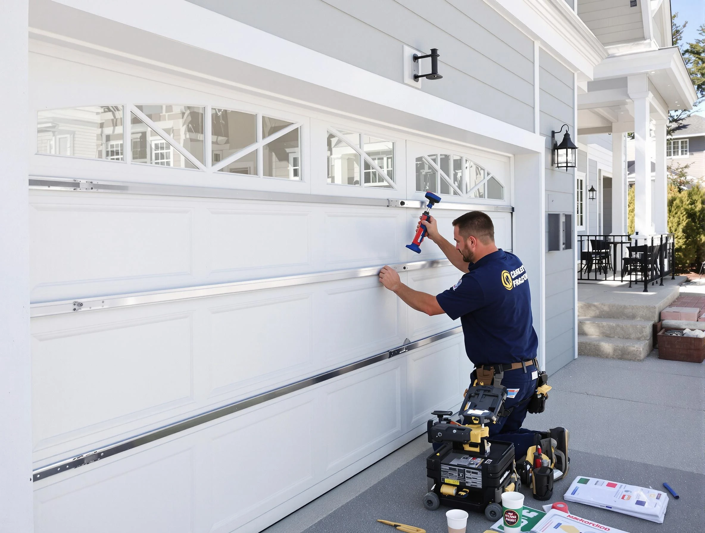 Professional garage door installation by Mountain Green Garage Door Repair in Mountain Green