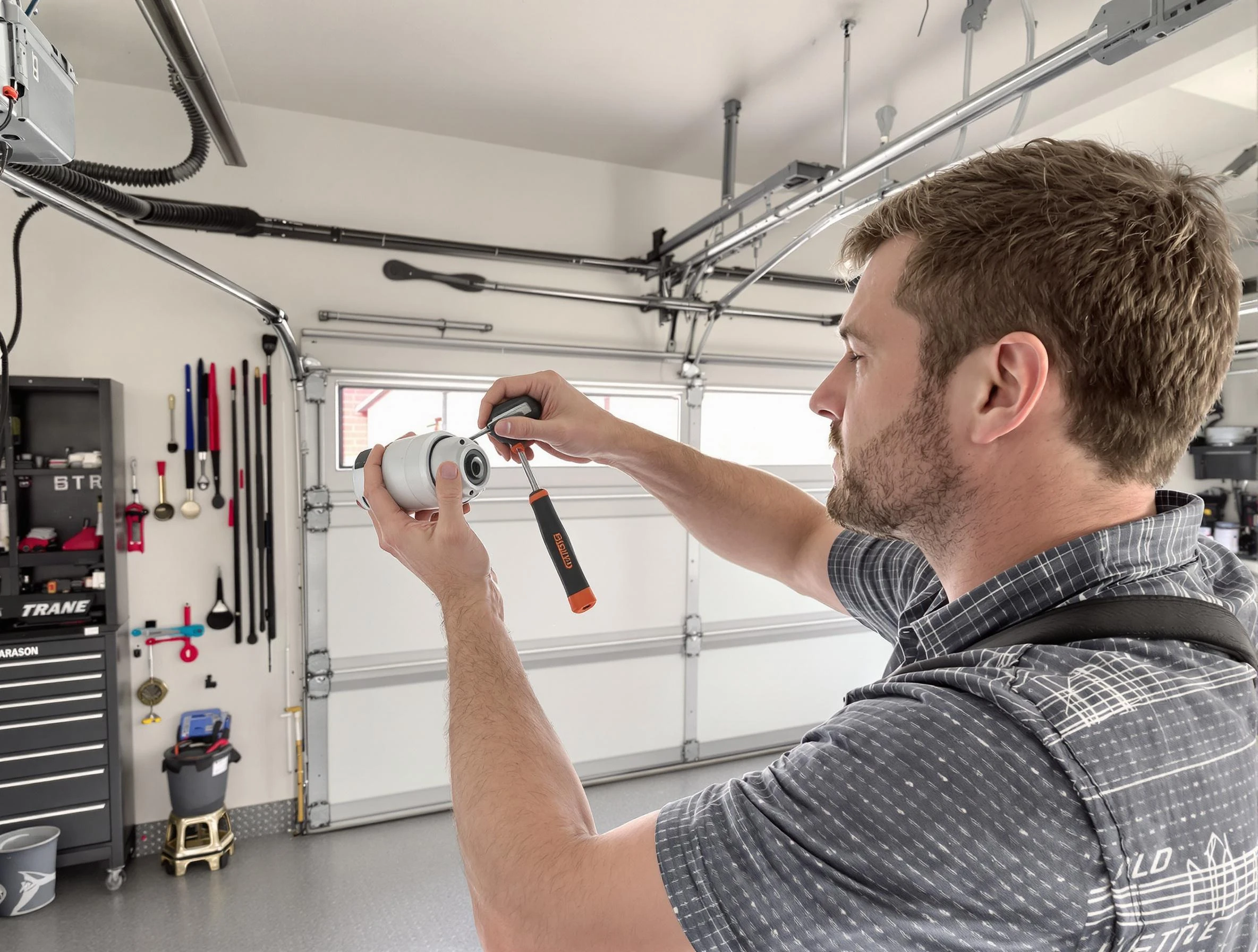 Garage door opener repair service by Mountain Green Garage Door Repair in Mountain Green