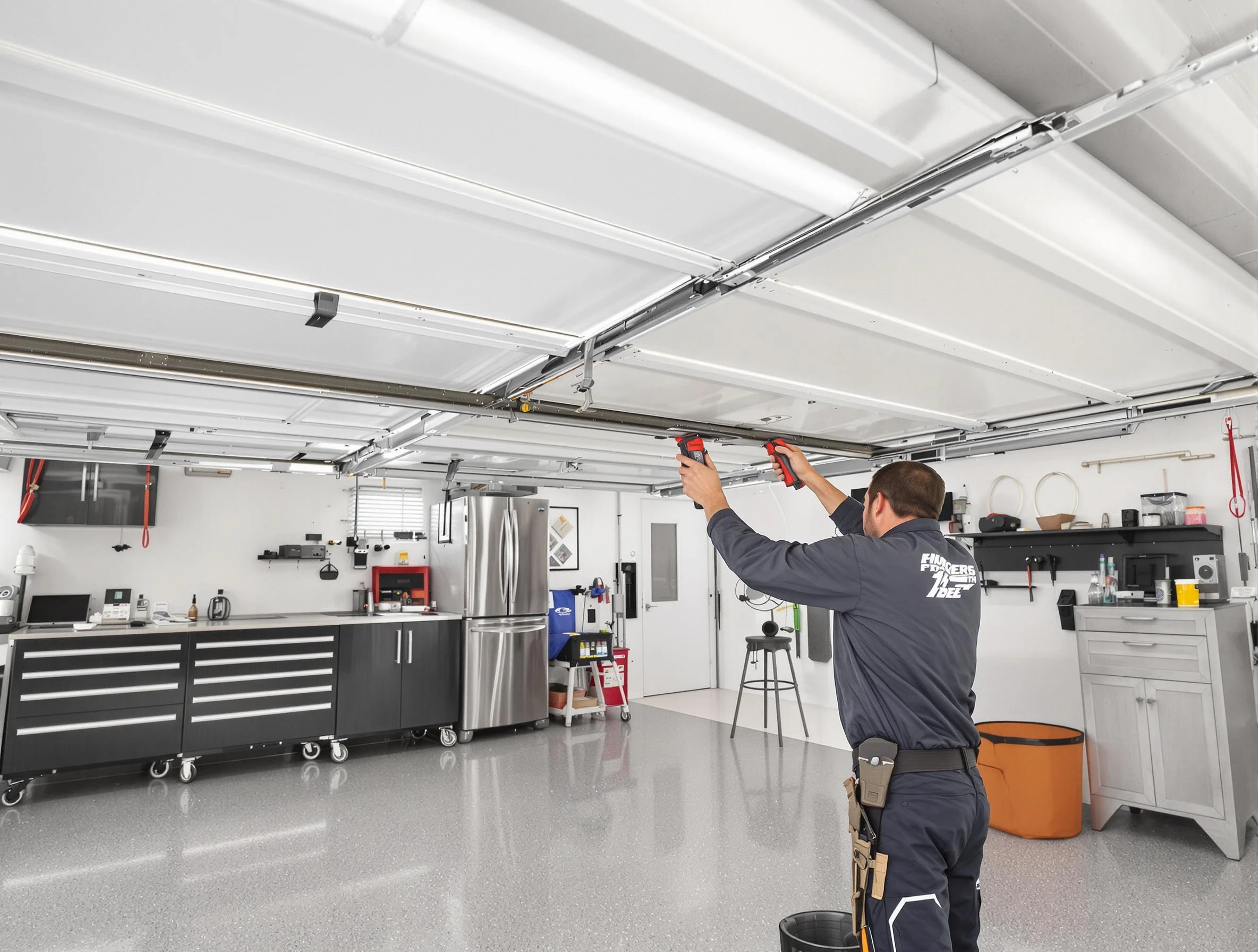 Overhead garage door repair service by Mountain Green Garage Door Repair in Mountain Green