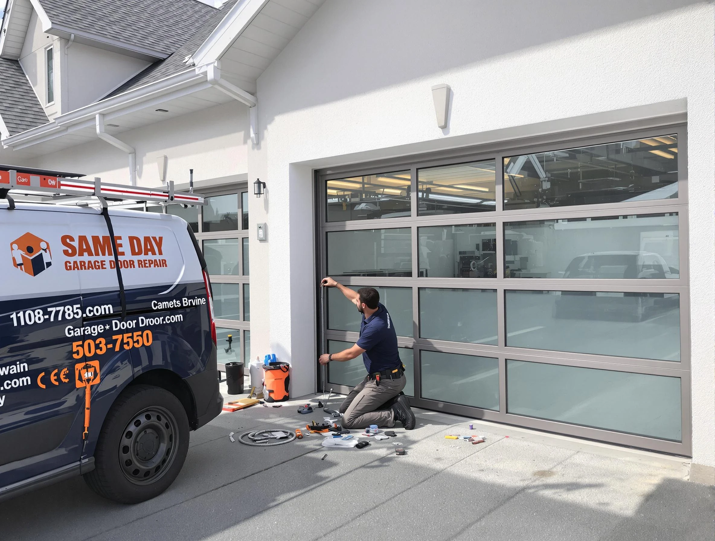 Same-day garage door repair service by Mountain Green Garage Door Repair in Mountain Green